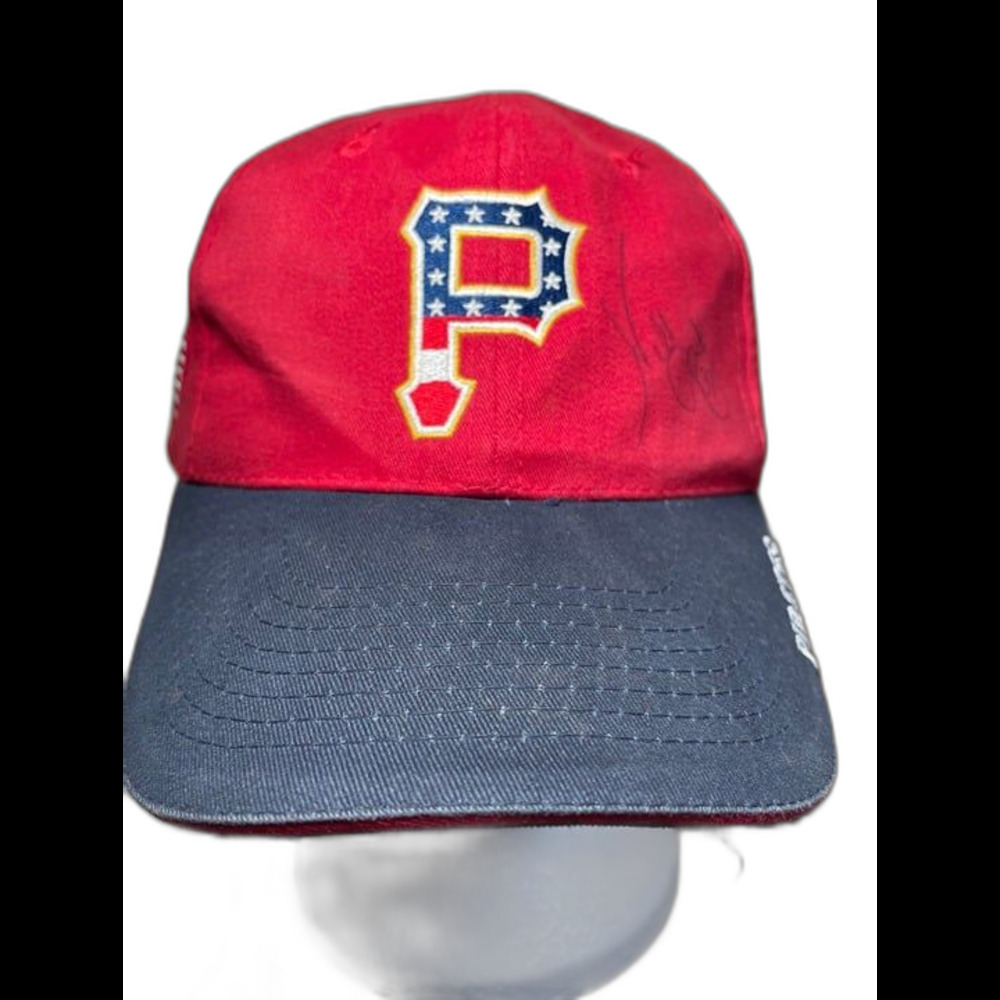 Pittsburgh Pirates Patriotic Hat Adjustable Autographed Figueroa